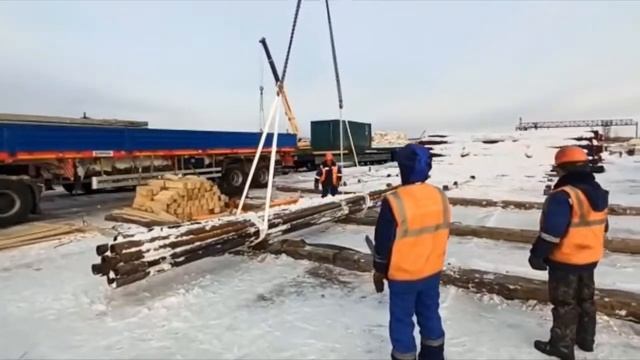 Пакетирование труб стропами МВ СТТк п2