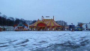 Цирк шапито в Германии.