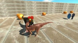 BATMAN VS SUPERMAN T-REX BATTLE - Animal Revolt Battle Simulator ARBS