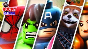 РОККИ играет в LEGO MARVEL SUPER HEROES 2! Все части: русская Озвучка! 6+