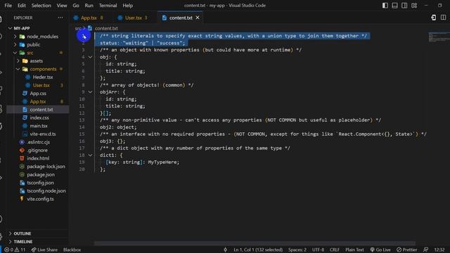 TypeScript With React.js || optional send Props and more types