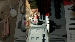 Ударный пневмо гайковёрт Fubag IW900 1/2. Распаковка. Проверка в работе.