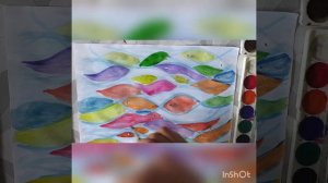 Тема: Точка, линия, пятно. (Композиция)