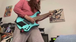 Erica Ibanez 5 string bass multi scale long play