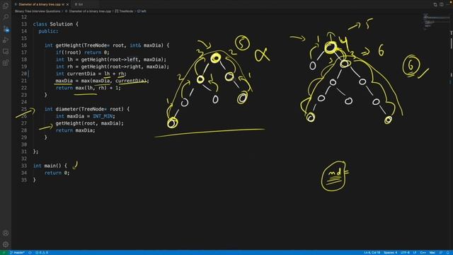 Find Diameter Of A Binary Tree смотреть онлайн