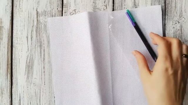 Китайские стержни для разметки канвы. Эксперемент. Вышивка крестом.