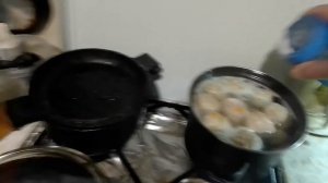 Ёжики из фарша с рисом в бульоне ч. 3