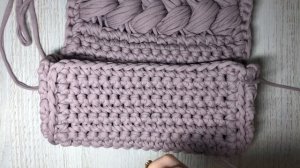 Как установить кнопку на сумку из трикотажной пряжи