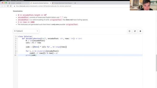 It's in the constraints! Leetcode Weekly Contest 266 (73rd) with commentary смотреть онлайн