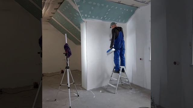 Малярка в доме #1.Механизированая покраска, все этапы подготовки под покраску смотреть онлайн