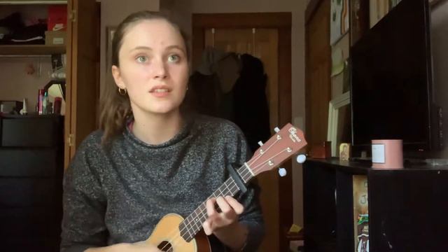 Give Me Novacaine - Green Day acoustic ukulele cover смотреть онлайн