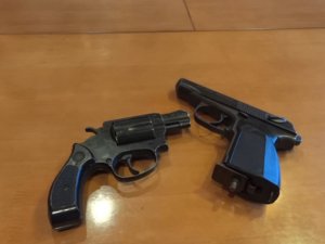 Пистолет Макаров - пневмо и револьвер - травмат. Обзор.