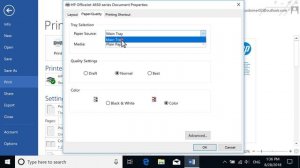 Как устранить ошибки несоответствия бумаги в Windows на принтерах HP