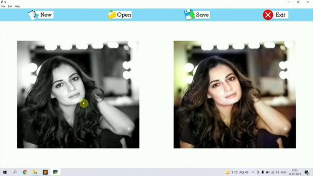 Python convert black and white images to colored images | python photo editing tutorial python tric