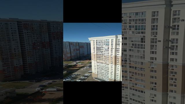 Вид на Саратов с балкона модного небоскрёба в #Энгельс #Облака