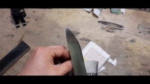 Изготовление отличного охотничьего ножа из стали Cromax PM. Нож ручной работы!!!