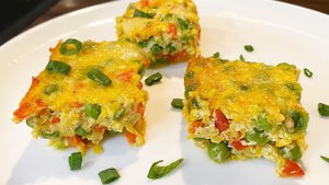 Овощная запеканка с зеленым горошком!! Хоть горячая ,хоть холодная , даже мясоеды будут в восторге!