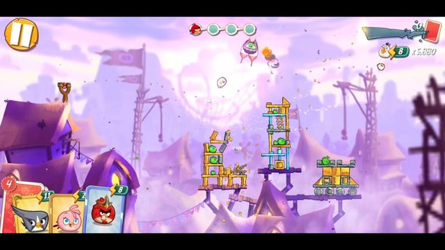 Angry Birds 2: Attack King Pig Panic! - Gameplay Walkthrough ( EP 116-117) смотреть онлайн