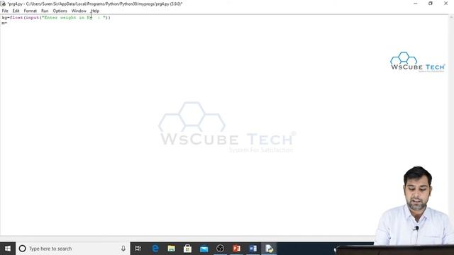 Program to calculate BMI of a person BMI=kgm2 | Python Programming in Hindi #04 смотреть онлайн