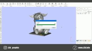 Делаем толщину у 3d модели. Make the thickness of the 3d model.