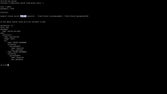 Secrets-Kubernetes Certification- Crack the CKA with WeMakeDevOps