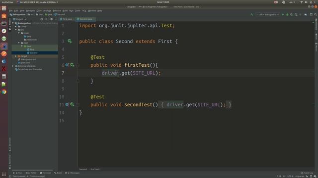 Автоматизация на Java. Урок 2. Создаём базовый класс для тестов. #автоматизация смотреть онлайн