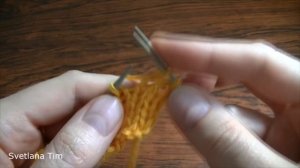 Узор спицами ПЛАТОЧНАЯ ВЯЗКА и АЖУРНЫЕ ДИАГОНАЛЬНЫЕ ЛИНИИ. Вязание спицами № 326