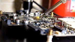 Выпаивание BGA микросхем на ИК станции