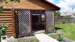 Мягкие окна на Веранду у бани.