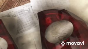 Тонирование задних фонарей лаком