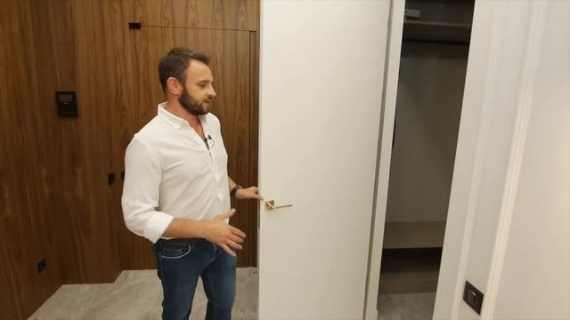 Реалізований об'єкт з стіновими панелями та дверима прихованого монтажу. Дизайн - SKS Design. смотреть онлайн