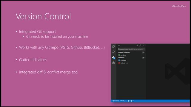 Visual Studio Code for JavaScript developers