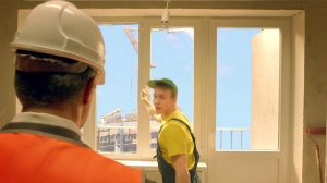 Окна Veka на стройке