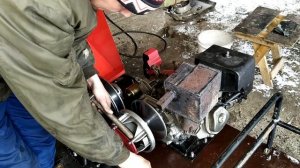 мотобуксировщик форза 15 опять ремонт.