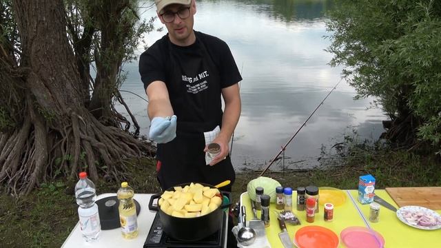ДЫМЛЯМА С ФАСОЛЬЮ ? ГОТОВИМ НА ПРИРОДЕ ⛺️