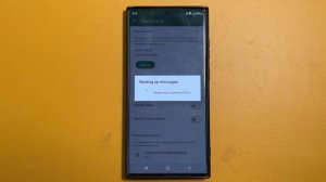 How to backup whatsapp on android phone