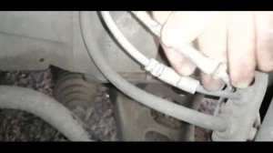 BMW E46 320d Замена датчика износа колодок