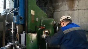 Запускаем долбежный станок 7А420