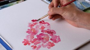 How to master your watercolor delphinium flowers!