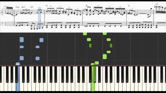 Boogie Woogie Piano Swing - Piano Music with Transcription смотреть онлайн