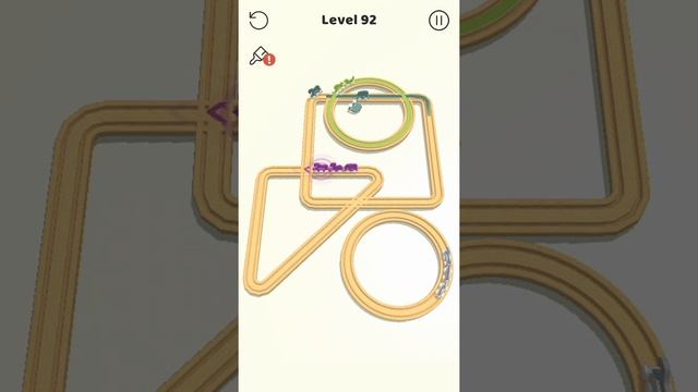 Trains On Time ? Gameplay #FunGame All Levels 91 - 92 Android | IOS #Shorts