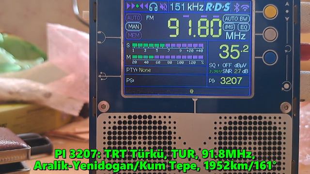 16.06.2024 11:44UTC, [Es], TRT Türkü, Турция, 91.8МГц, 1952км