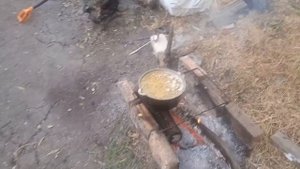 Под Старочеркасском,ерик Золотой июль 22г.Варим шулюм,немного рыбалим...