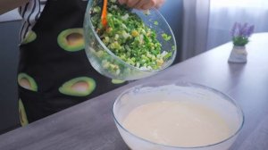 ЗАЛИВНОЙ ПИРОГ С ЛУКОМ И ЯЙЦАМИ БЕЗ ГЛЮТЕНА
