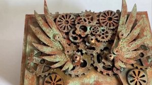 Шкатулка в стиле стимпанк