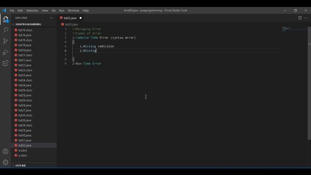 Errors In Java.||Compile Time And Run-time Errors In Java.#32 смотреть онлайн