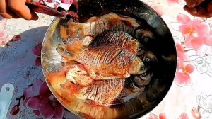 Жареный карась без костей в казане на костре | ПАПИНА КУХНЯ