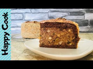 Торт ИЗЮМИНКА _ Торт ШКАТУЛКА _торт с грецкими орехами.