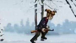 мужик и медведь