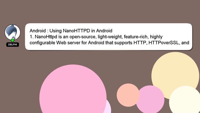 Android : Using NanoHTTPD in Android смотреть онлайн